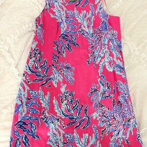 Lilly Pulitzer Pink and Blue Floral Dress